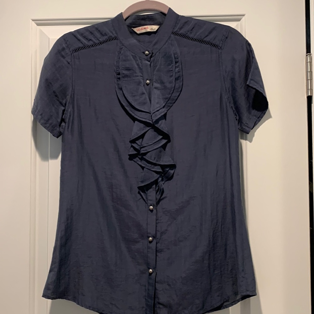 Blouse silk and cotton